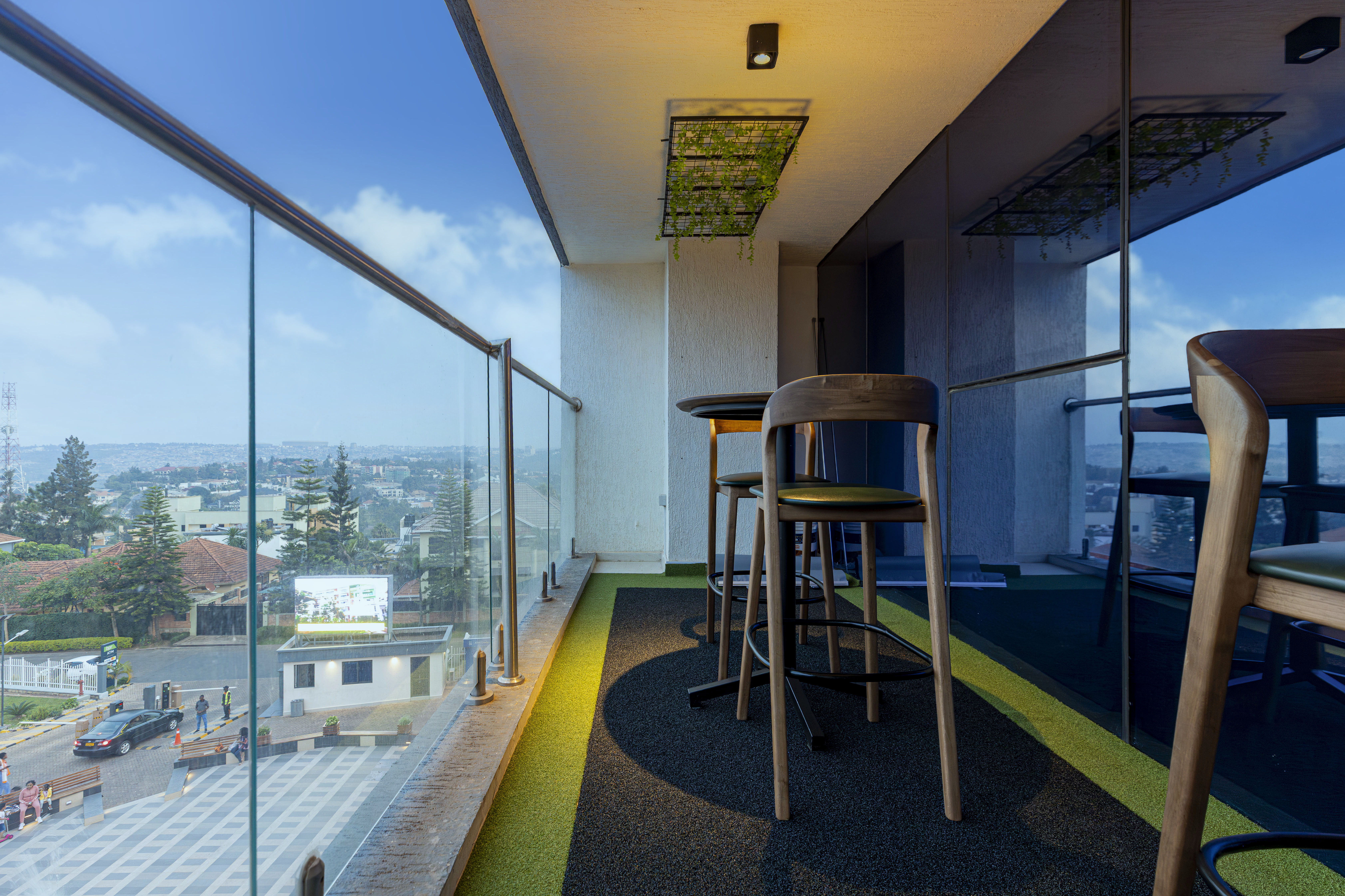 Birdie Lounge exterior entrance - Simba Center Rooftop